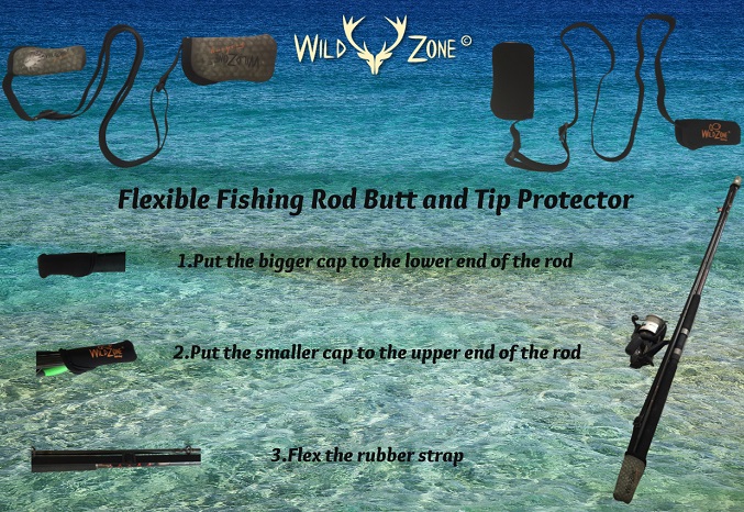 WildZone - Hunting Accessories Australia - Flexible Rod Butt and Tip  Protector